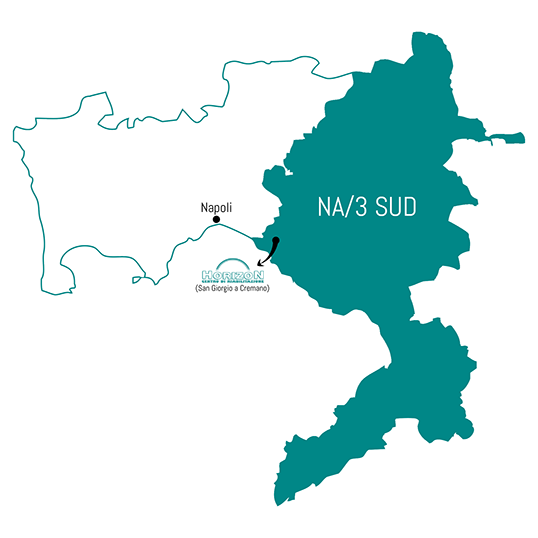 Cartina ASL Napoli 3 Sud